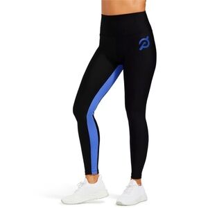 Size XL Peloton Black and Blue Show Up Rib Legging
